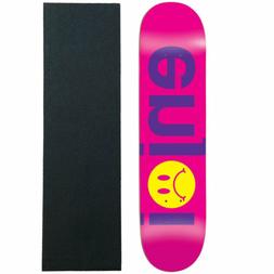 Deck Frowny Face No Brainer Purple 7.75" With Grip