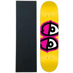 Deck Team Eyes Yellow 8.25" X 32" With Grip