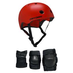 Helmet Certified Orange Size Lrg Elbow/knee/wrist Pad Combo