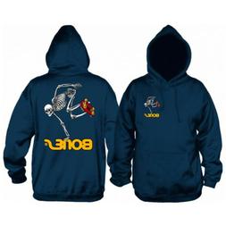 Hoodie Skateboard Skeleton Navy
