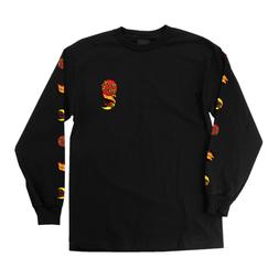 Longsleeve Shirt Group Dot Black Mens