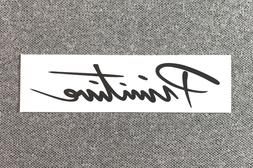 Nuevo Bar Logo Sticker 4in Black/white Si