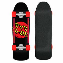 Old School Cruiser Japanese Dot Black/red 9.35" X 31.7"