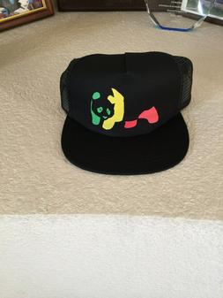 Panda Logo Snapback Baseball Hat Cap Nos