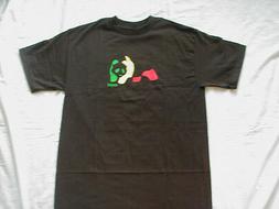 Rasta Panda Logo T-shirt Brown Size Small New