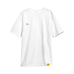 Shirt Small Blue Panda Patch White