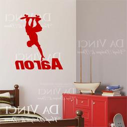 Skateboarding Skater Wall Room Custom Boy Name Vinyl Decal S