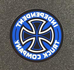 Sticker Cross 2in Small Blue Si