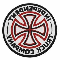 Sticker Cross White 3in Si