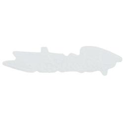 Sticker Script Logo White 5.5"x1.5"