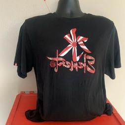 T-shirt Black Short Sleeve White Logo Men&rsquo;s Size Xl