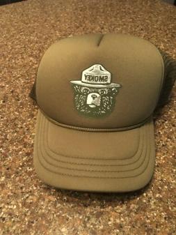 Trucker Cap Smokey The Bear National Park Hat Mesh Snap Back