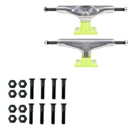 Trucks Aluminum Neon Yellow 8.0" With 1" Hardware