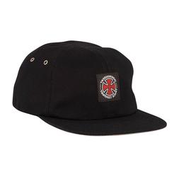 Trucks Applied Label Strapback Unstructured Hat Black