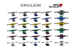 Trucks - Hollow Kingpins, Premium Bushings - Choose Color / 