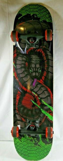 Venom  Double Kick 31" Skate Board Deck 5"