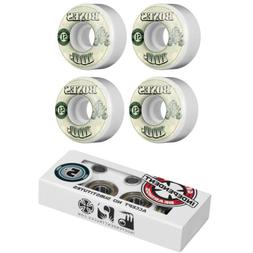 Wheels 100's White With Independent Abec 5 Bearings