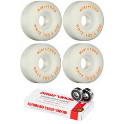 Wheels 51mm C-cut 101a White Bones Swiss Bearings