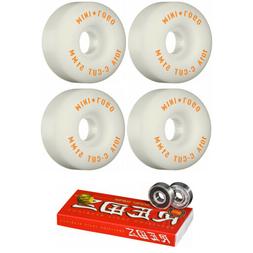 Wheels 51mm C-cut 101a White Bones Super Bearings