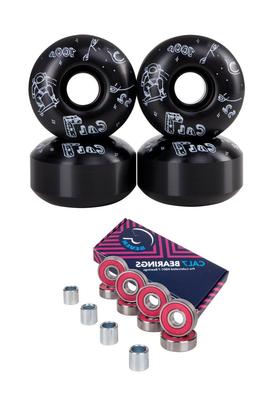 Wheels 52mm 100a Small Fast Trick Street + Bearings Set