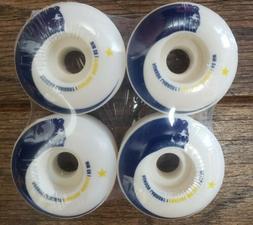 Wheels 52mm White  Made In Usa, Kontrol Set Of 4,  100a  Ron