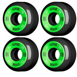 Wheels 54mm 100's Black With Reds Bearings
