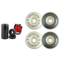 Wheels 54mm Classics Silver + Spitfire Bearings