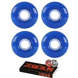 Wheels 97a 52mm True Blue With Bones Reds Bearings