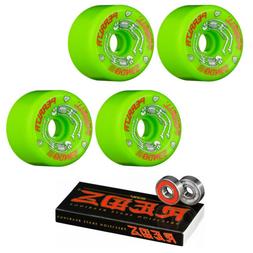 Wheels G-bones Green 64mm With Bones Reds Bearings