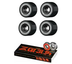 Wheels Rough Riders Black 59mm 80a With Reds Bearings