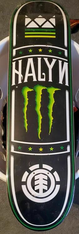 X Monster Energy Nyjah Huston Deck 8.0 Perfect New In Plasti