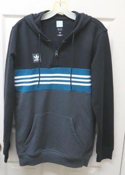 Ing S Mens Throwback Hooded 1/4 Zip Sweatshirt Cotton/poly N
