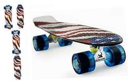 S Complete 22 Inch Mini Cruiser Retro Skateboard For Kids Bo
