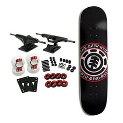 S Complete Skateboard Team Seal Black 7.75"