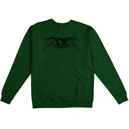 S Crew Sweatshirt Basic Eagle Dark Green/black