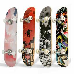 S Pro 31 Inches Complete Skateboards For Teens Beginners Gir