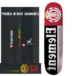 S Section Deck Skateboard 7.75 With Logo Griptape