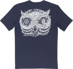 S Too Late Timber In The Owl Eclipse Navy Blue T-shirt