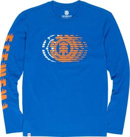 S Victory Logo Nautical Blue / Orange White Longsleeve T-shi