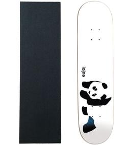S Whitey Panda Deck Only Skateboard With Mob Grip