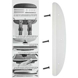 Tailbone Skid Plate, White, 8 Inch Tail Bone