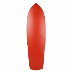 Cruiser Deck Blank Red  33.5" X 9.25"