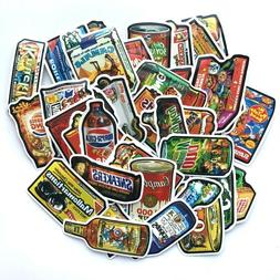 Snack Food Brand Spoof Sticker Pack Lot, PVC Vinyl, Funny Hu