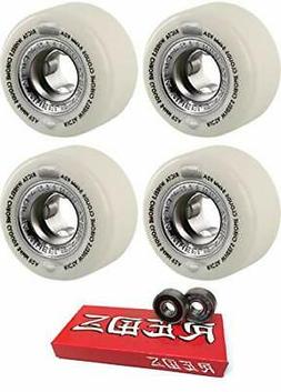 Wheels 54mm Chrome Clouds 92a Black With Bones Sup
