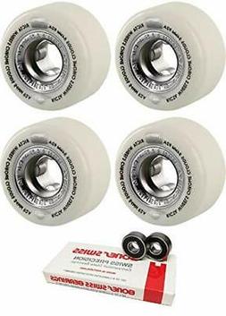 Wheels 54mm Chrome Clouds 92a Black With Bones Swi