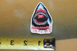 S Shark Jaws Vintage Skateboarding Sticker