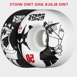 Wheels Black & White Set/4 New