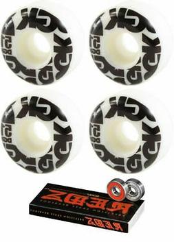 S Street Formula Skateboard Wheels - 51mm 101a + Bearings