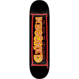 S Team Spiked Skateboard Deck - 8.5" X 31.85"