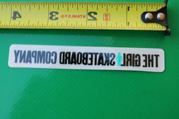 Company Chocolate Clear Z9 Vintage Skateboarding Sticker
